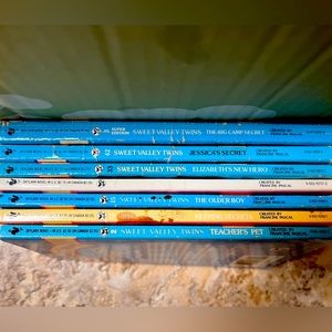 Sweet Valley Twins Books #2, 12, 15, 31, 33, 42, and Super Edition #3